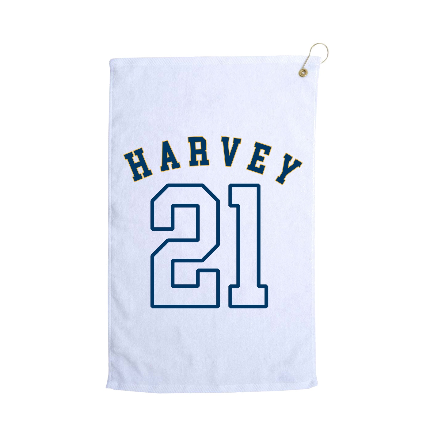 Golf Towel — Shirsey Arch in White