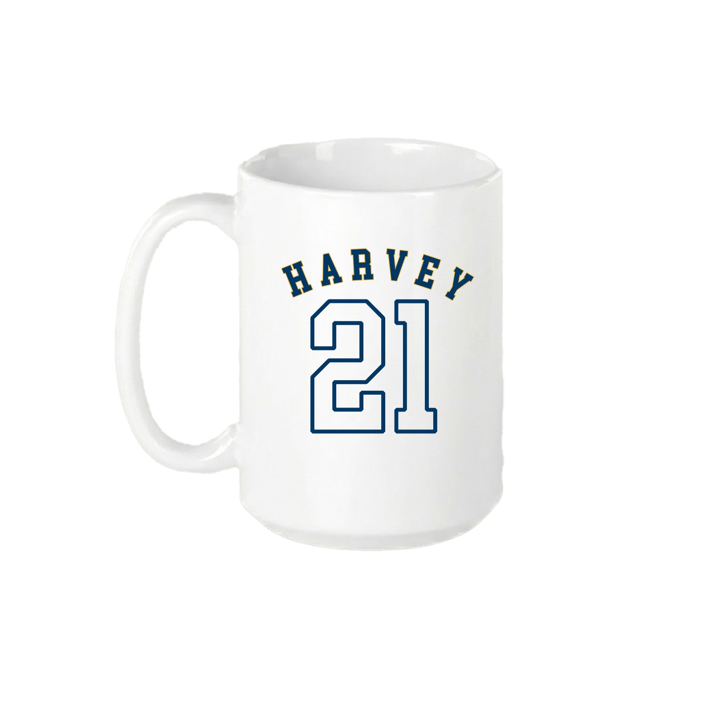 15oz Coffee Mug — Shirsey Arch in White