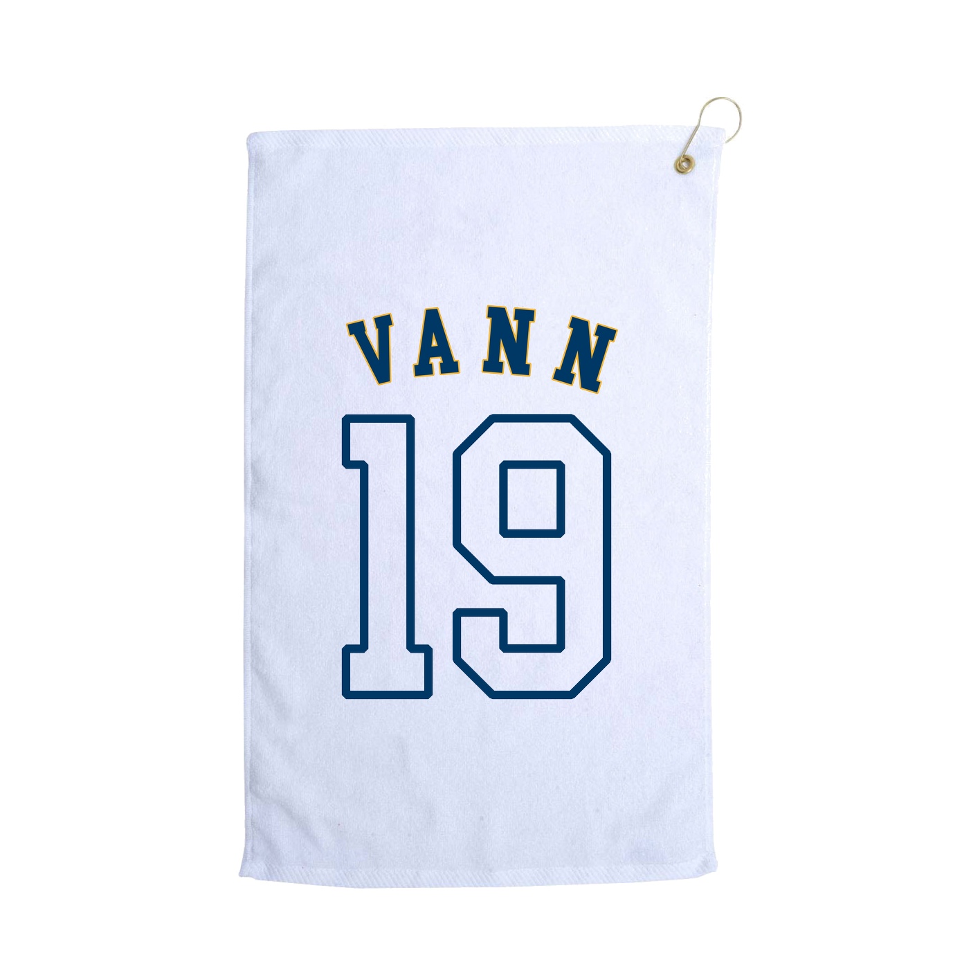 Golf Towel — Shirsey Arch in White