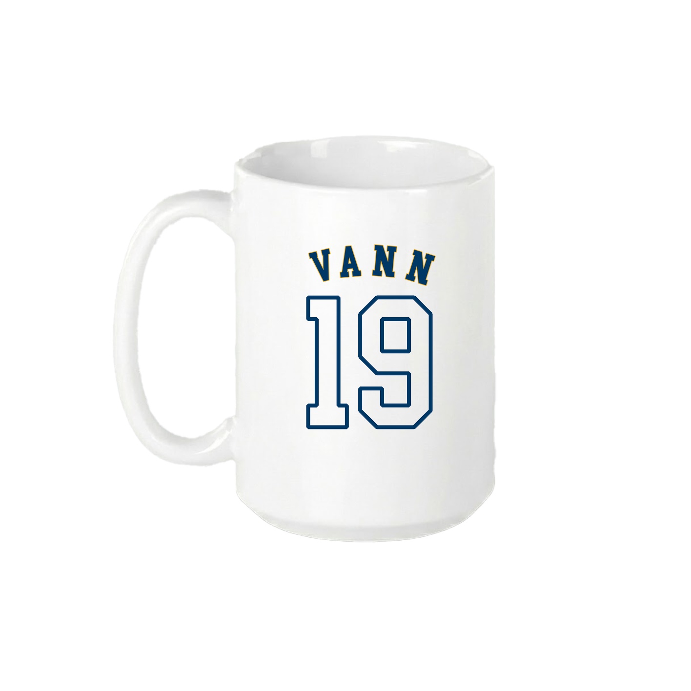 15oz Coffee Mug — Shirsey Arch in White