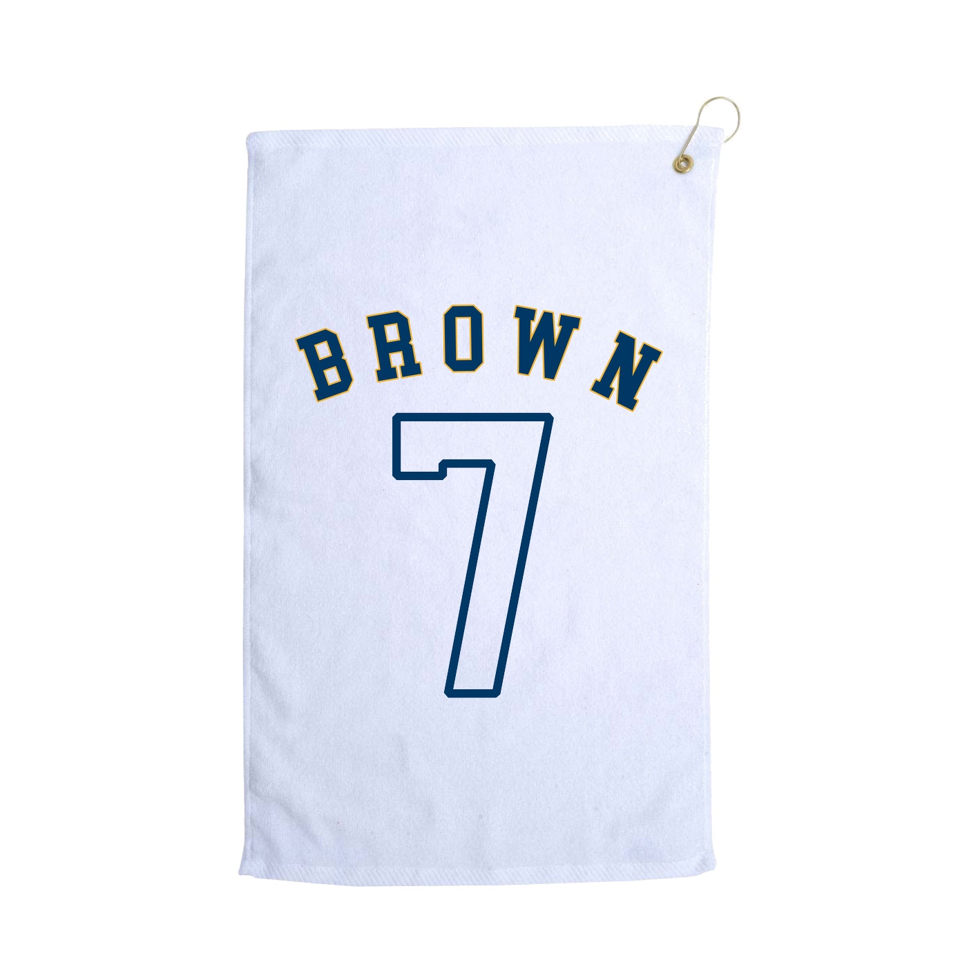 Golf Towel — Shirsey Arch in White