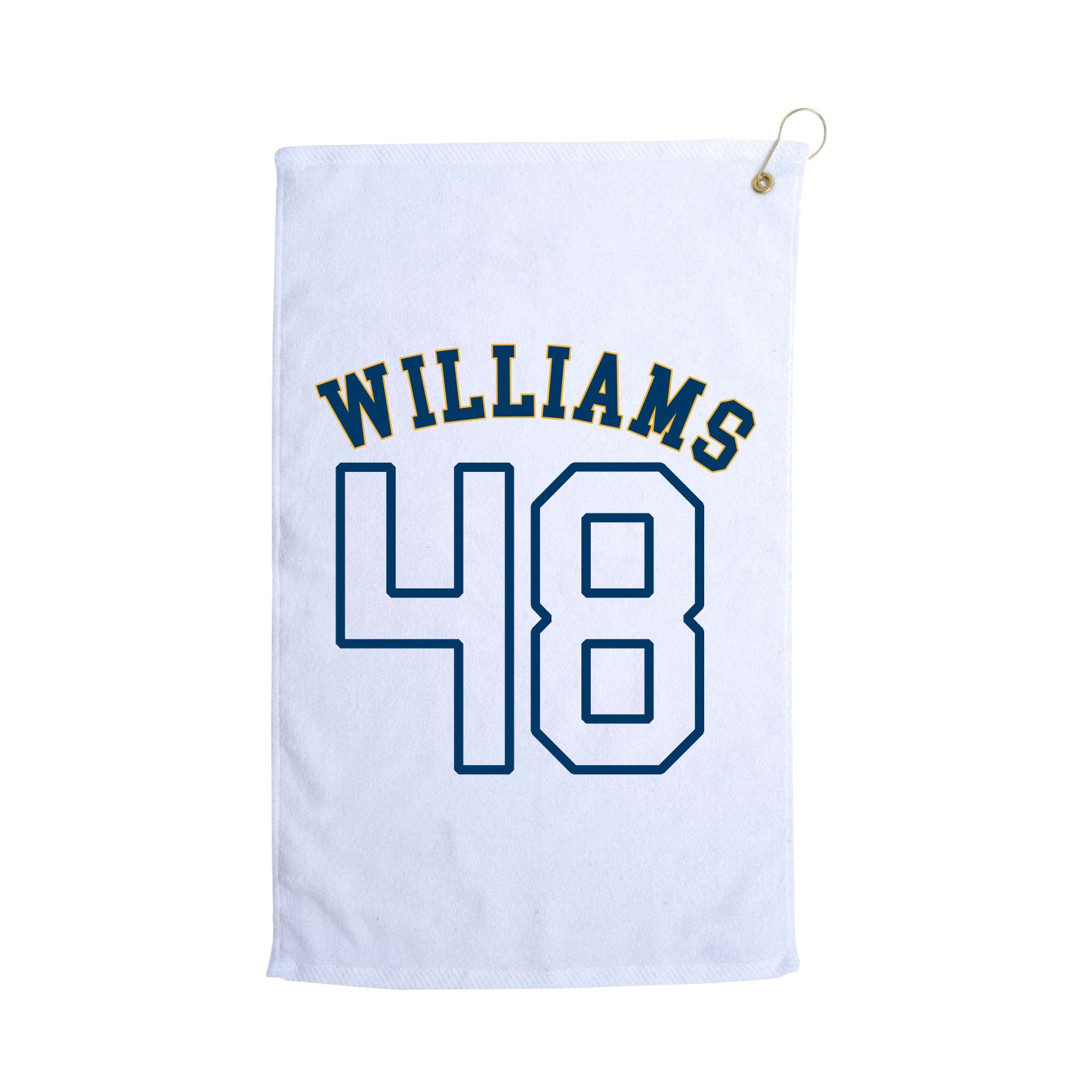 Golf Towel — Shirsey Arch in White
