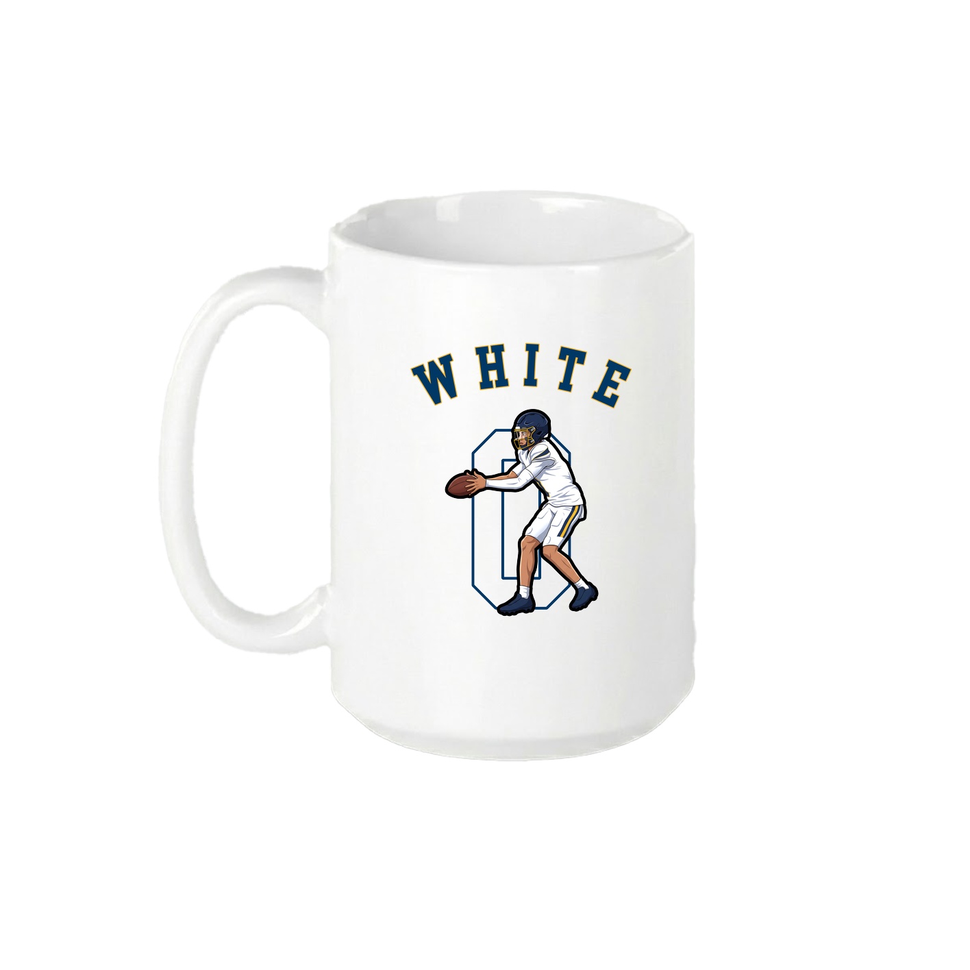 15oz Coffee Mug — Shirsey Arch in White