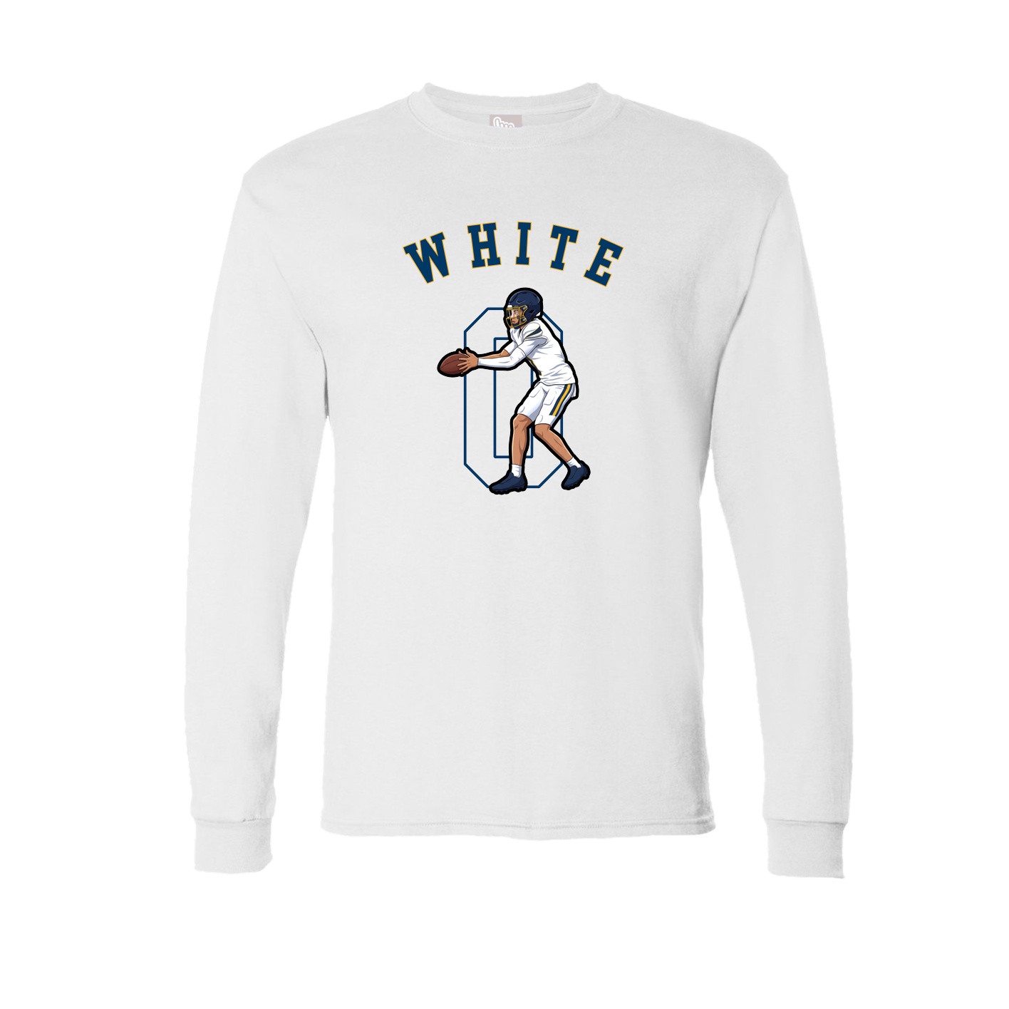 Long Sleeve Tee — Shirsey Arch in White