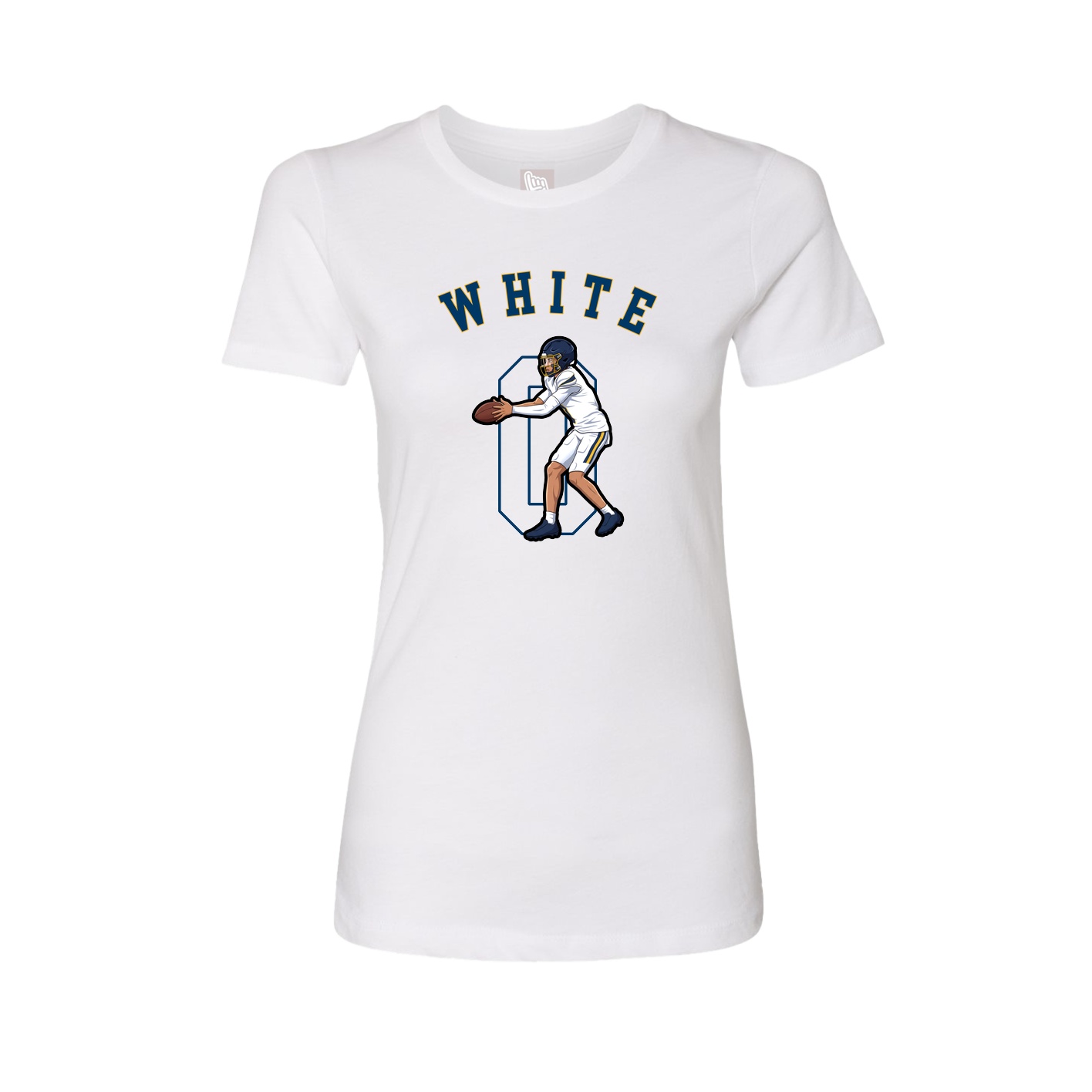 Womens Tee — Shirsey Arch in White