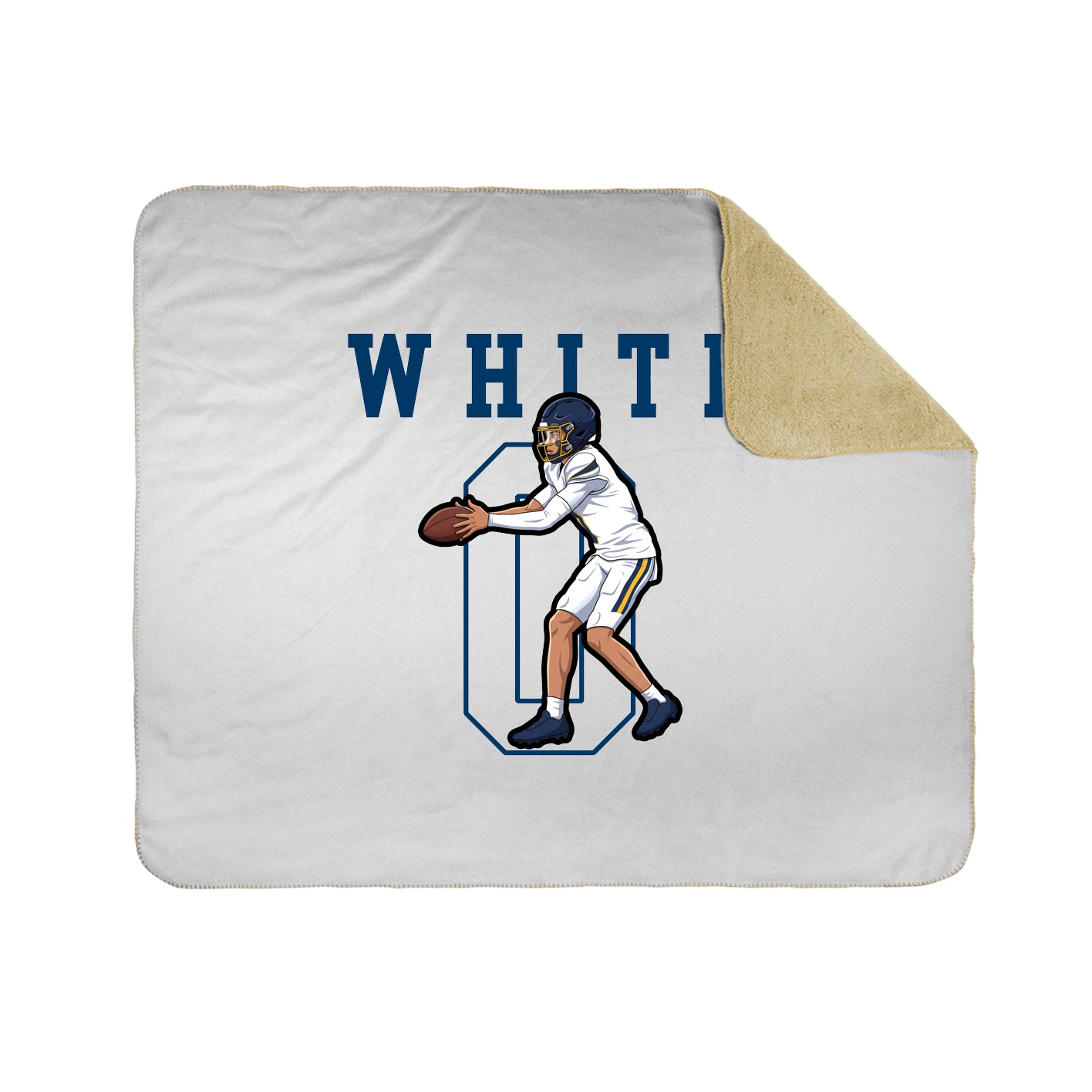 Throw Blanket — Shirsey in White