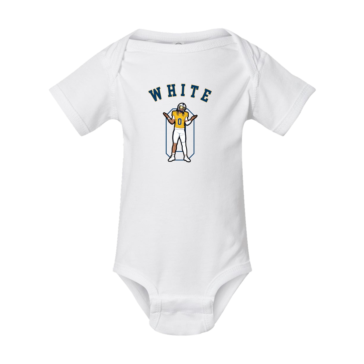 Baby Onesie — Shirsey Arch in White