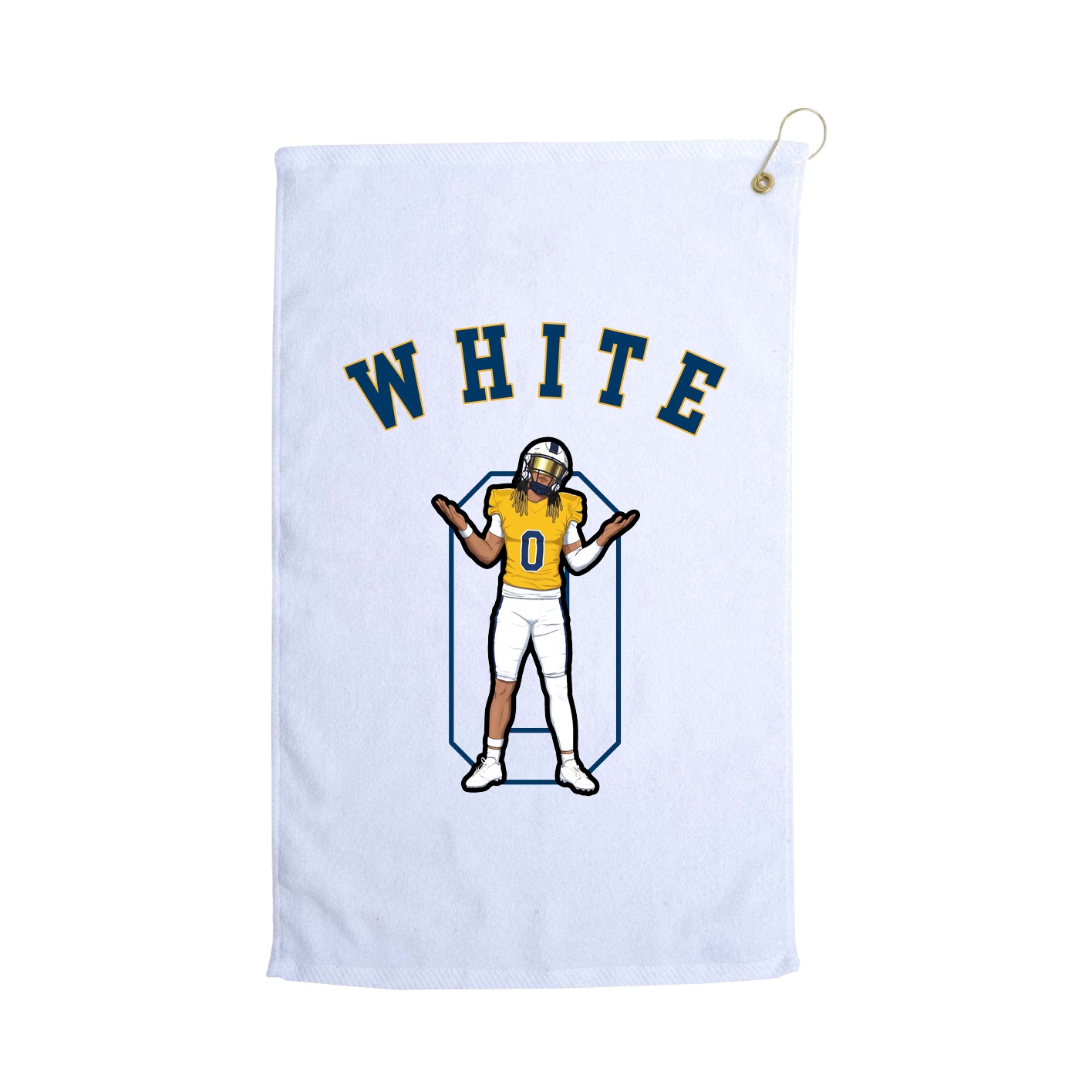Golf Towel — Shirsey Arch in White
