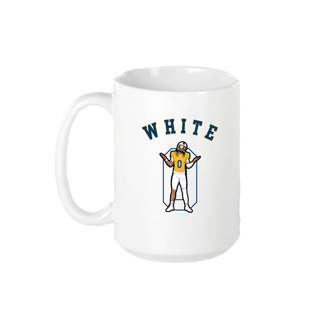 15oz Coffee Mug — Shirsey Arch in White