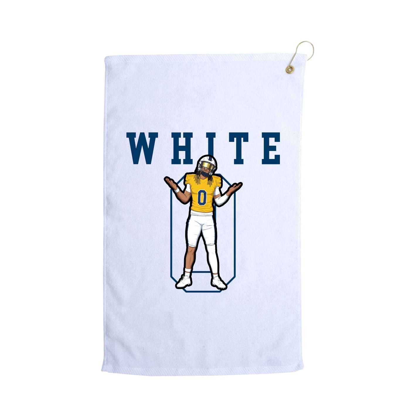 Golf Towel — Shirsey in White
