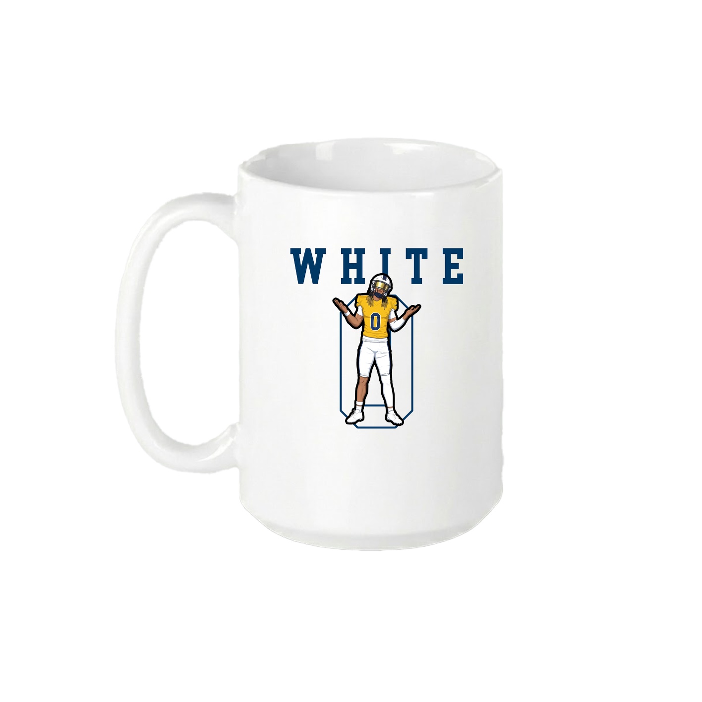 15oz Coffee Mug — Shirsey in White