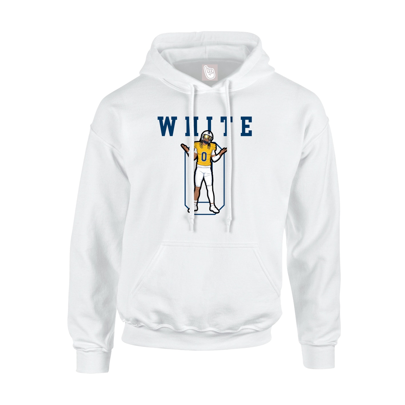 Youth Hoodie — Shirsey in White