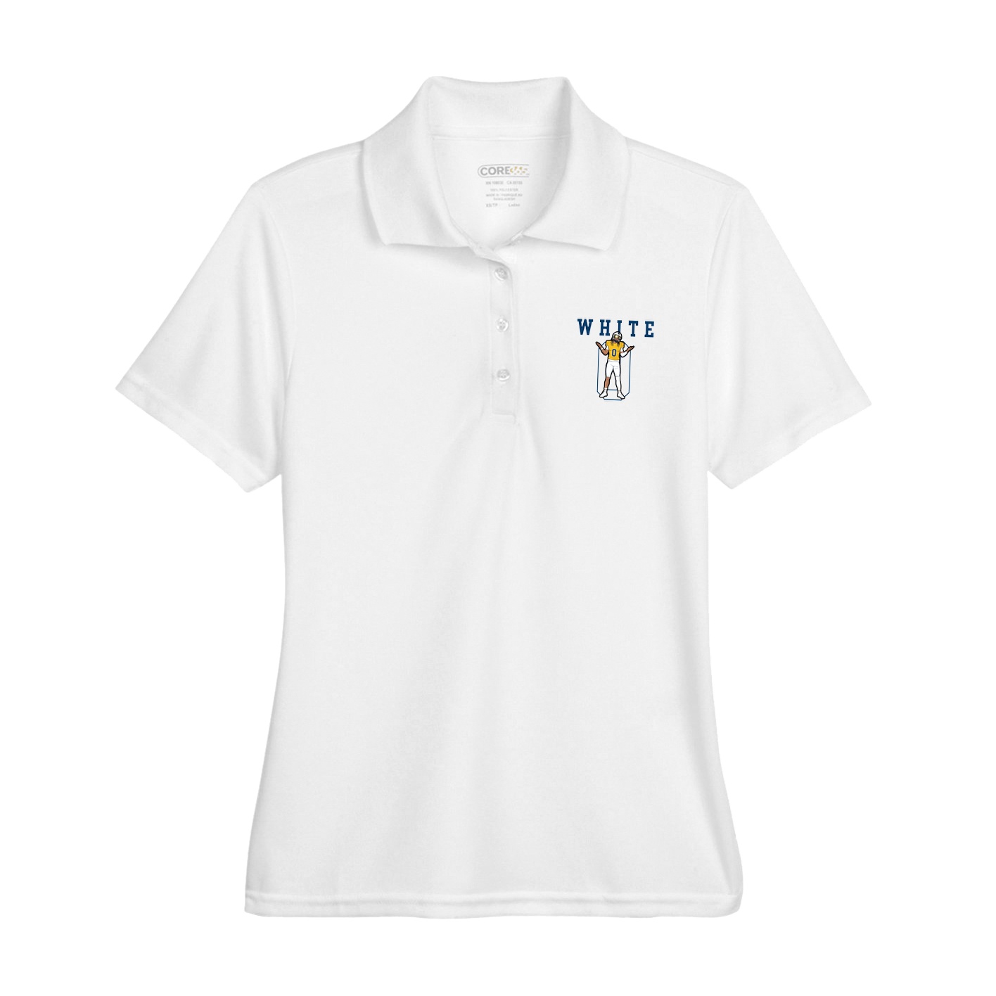 Womens Performance Polo — Shirsey in White