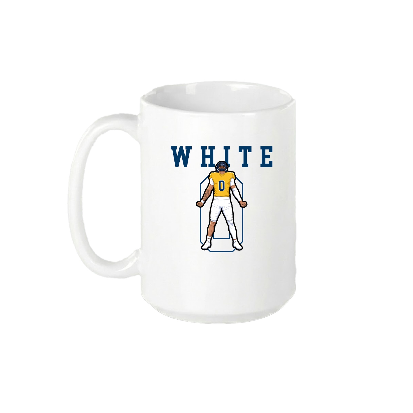 15oz Coffee Mug — Shirsey in White