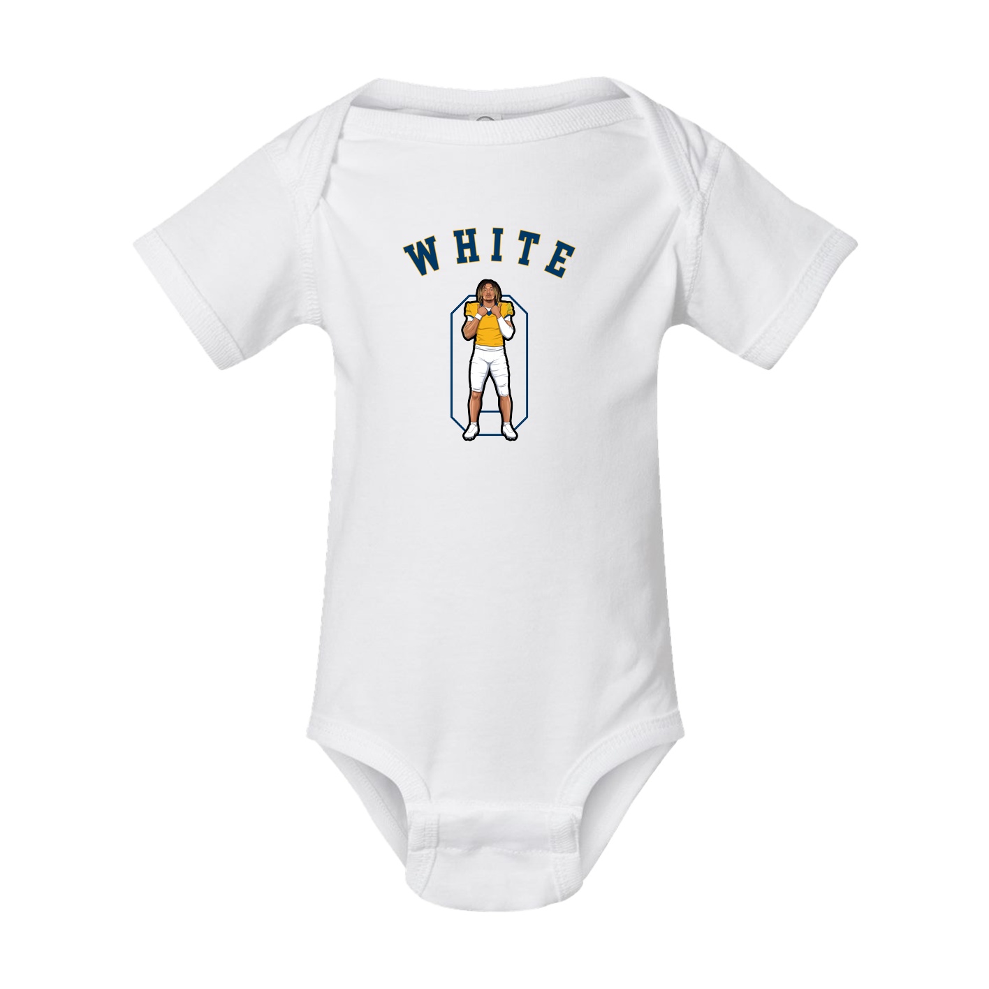 Baby Onesie — Shirsey Arch in White