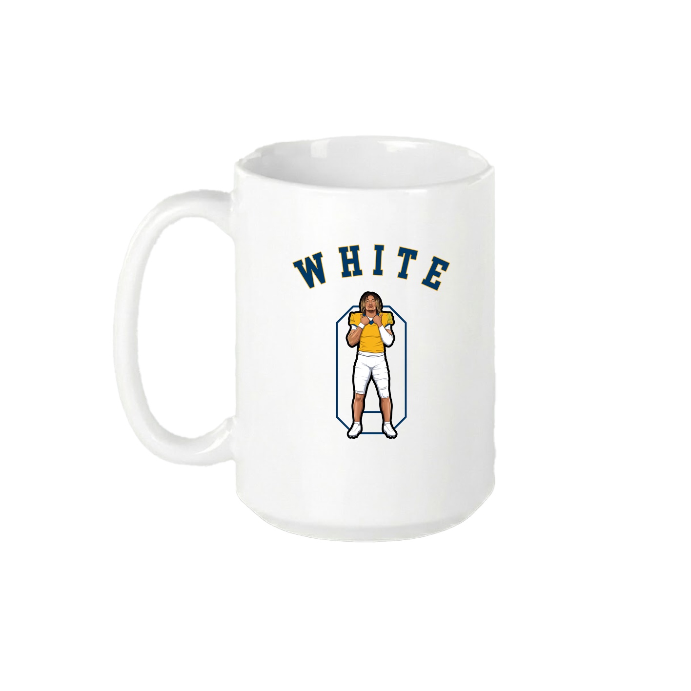 15oz Coffee Mug — Shirsey Arch in White