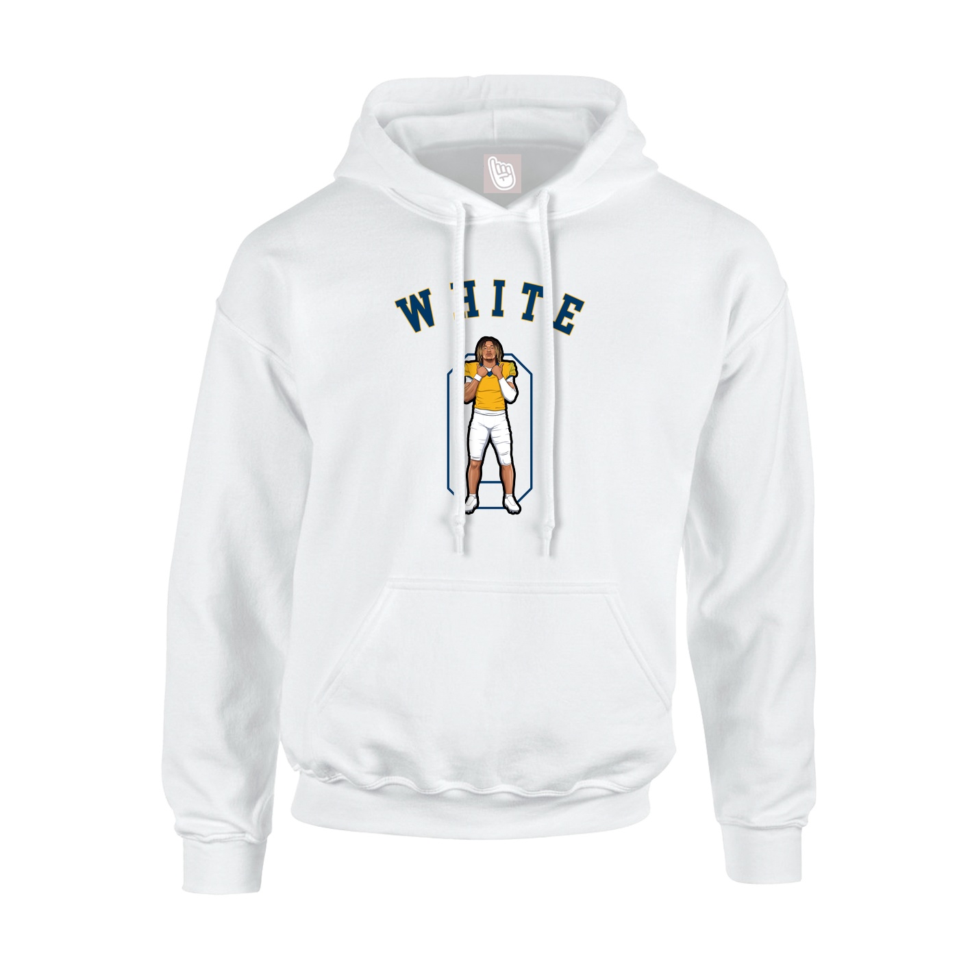 Hoodie — Shirsey Arch in White