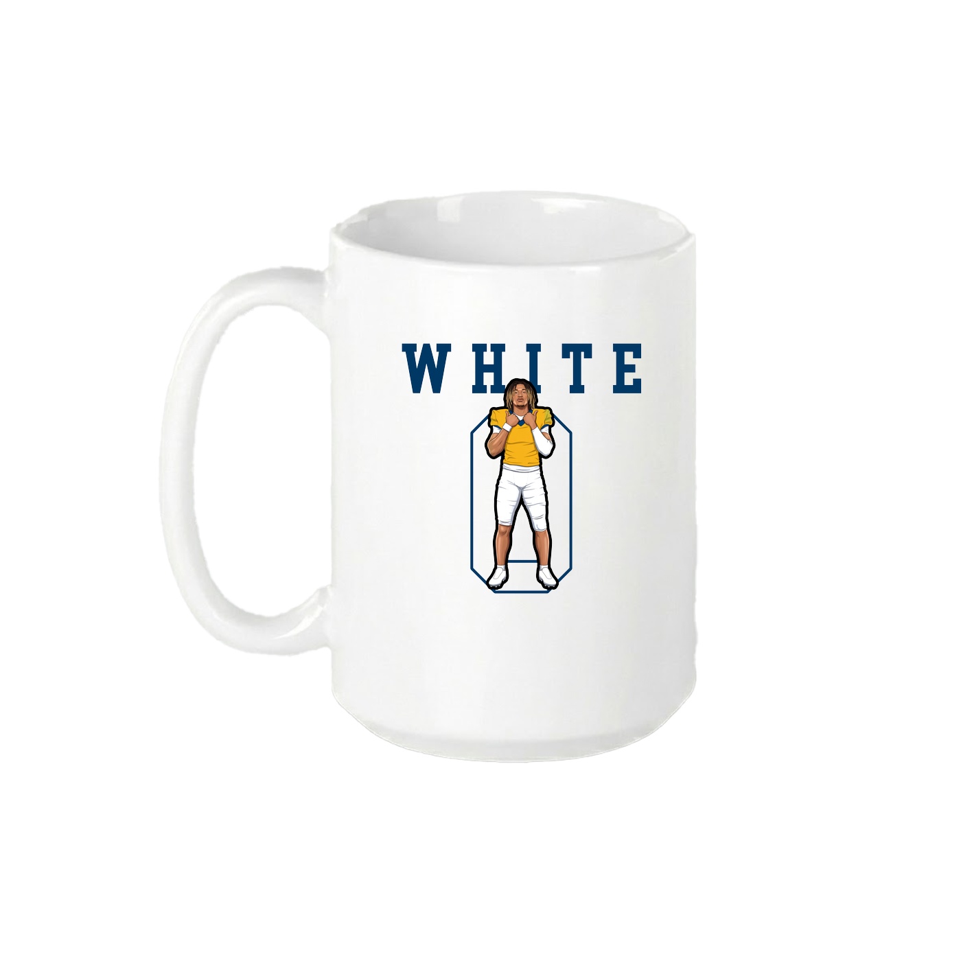 15oz Coffee Mug — Shirsey in White