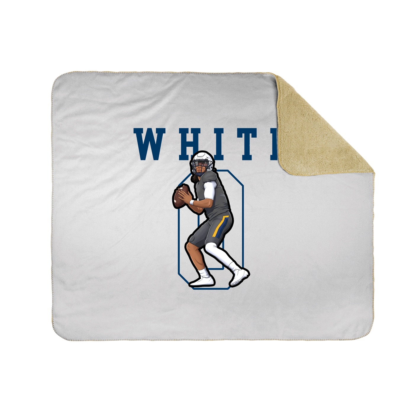 Throw Blanket — Shirsey in White