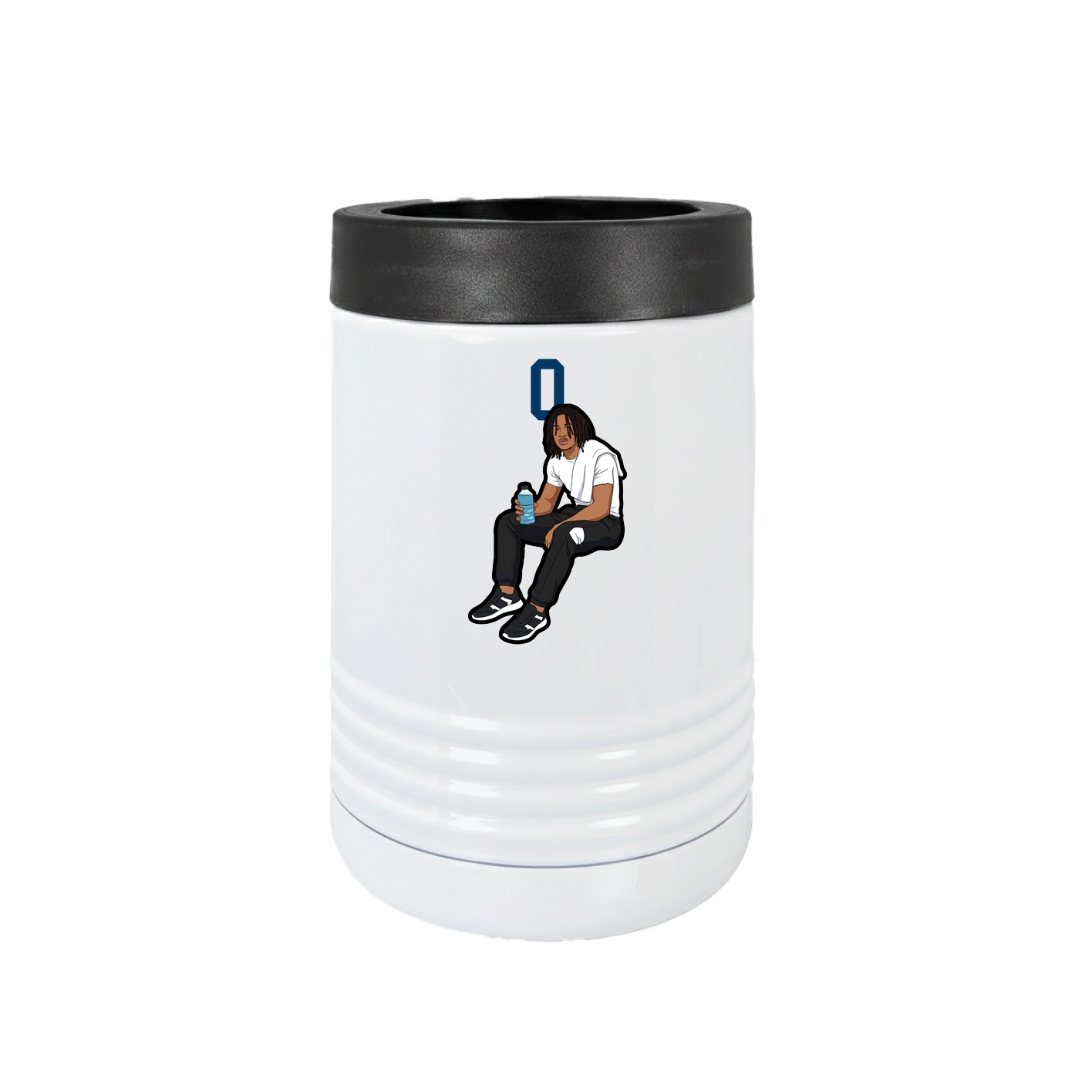 Beverage Holder — Number Top in White