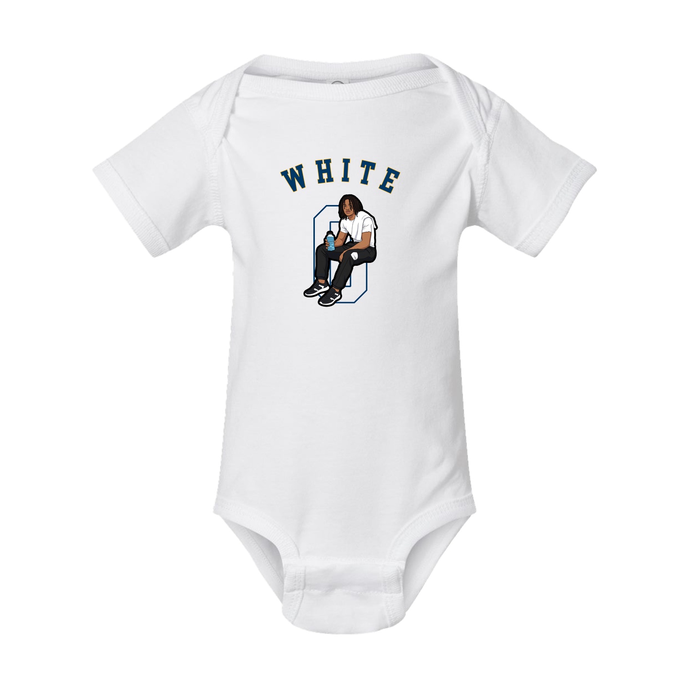 Baby Onesie — Shirsey Arch in White