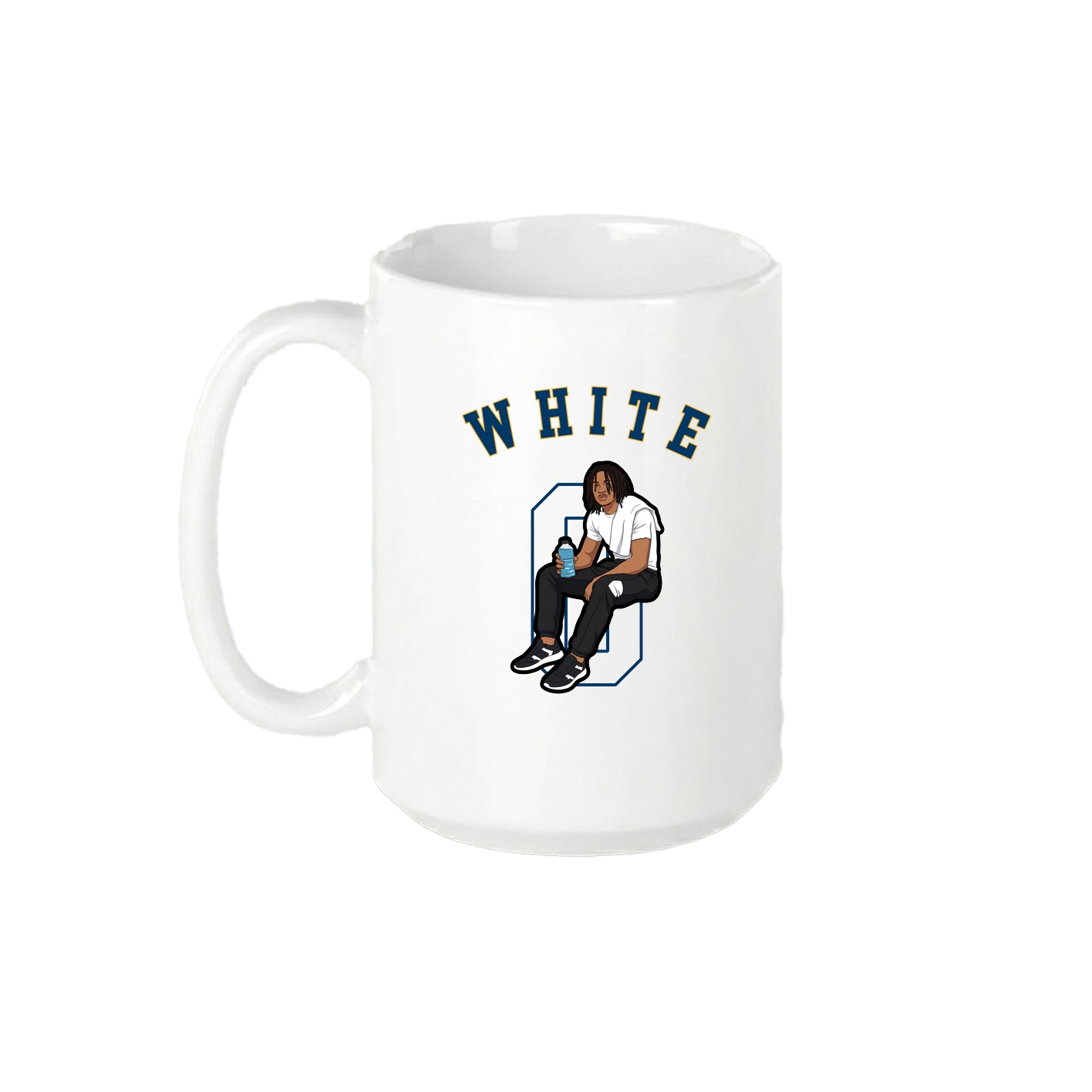 15oz Coffee Mug — Shirsey Arch in White