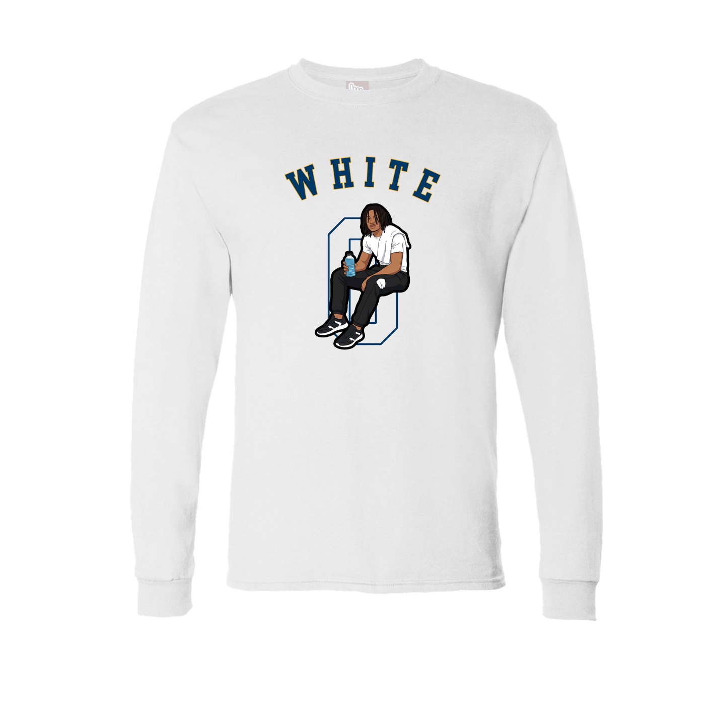 Long Sleeve Tee — Shirsey Arch in White