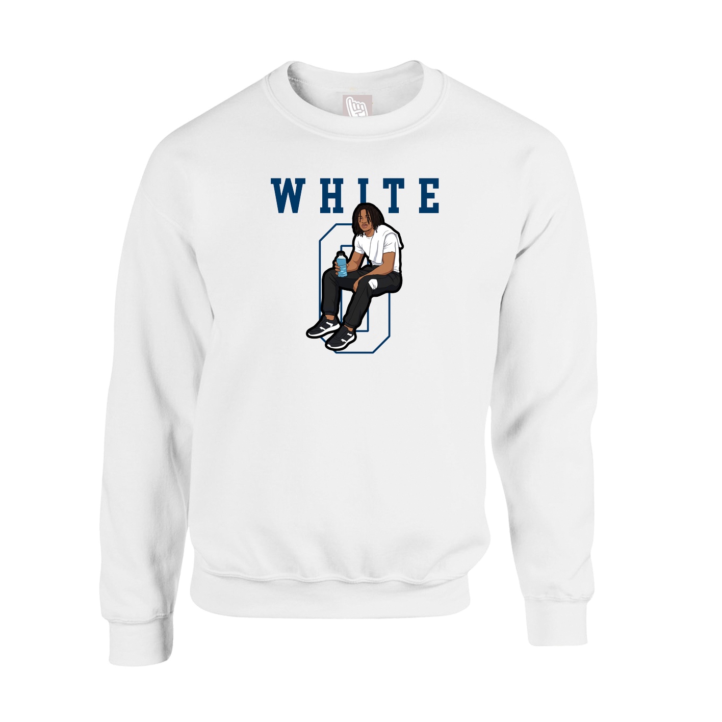 Fleece Crew — Shirsey in White