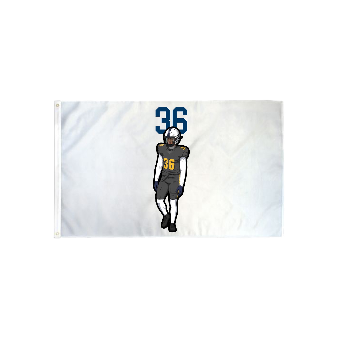 3x5 Flag — Number Top in Classic