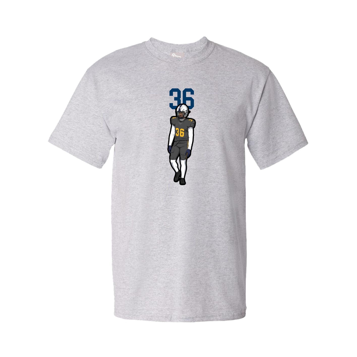 Tee — Number Top in Grey