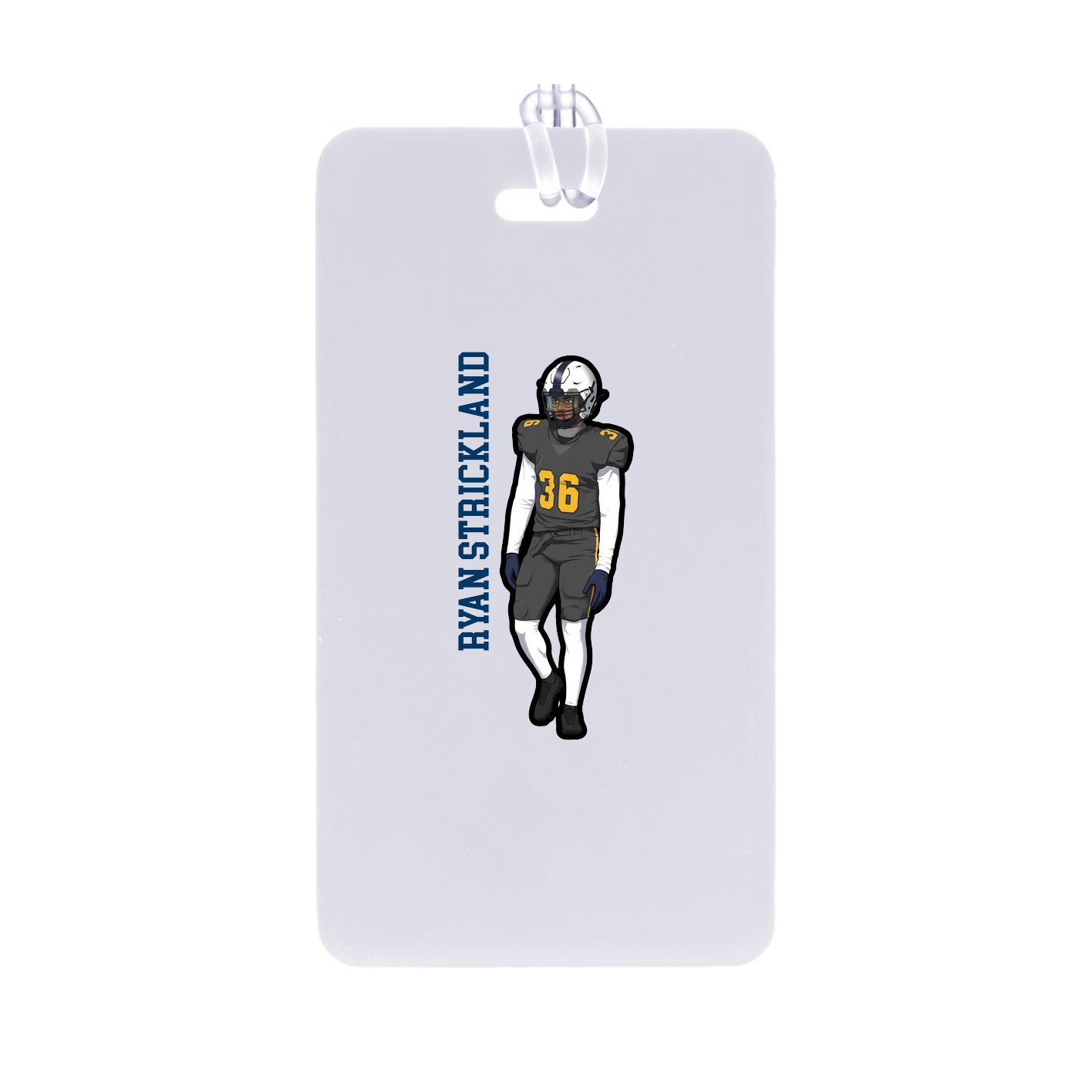 Bag Tag — Name Vertical in Classic