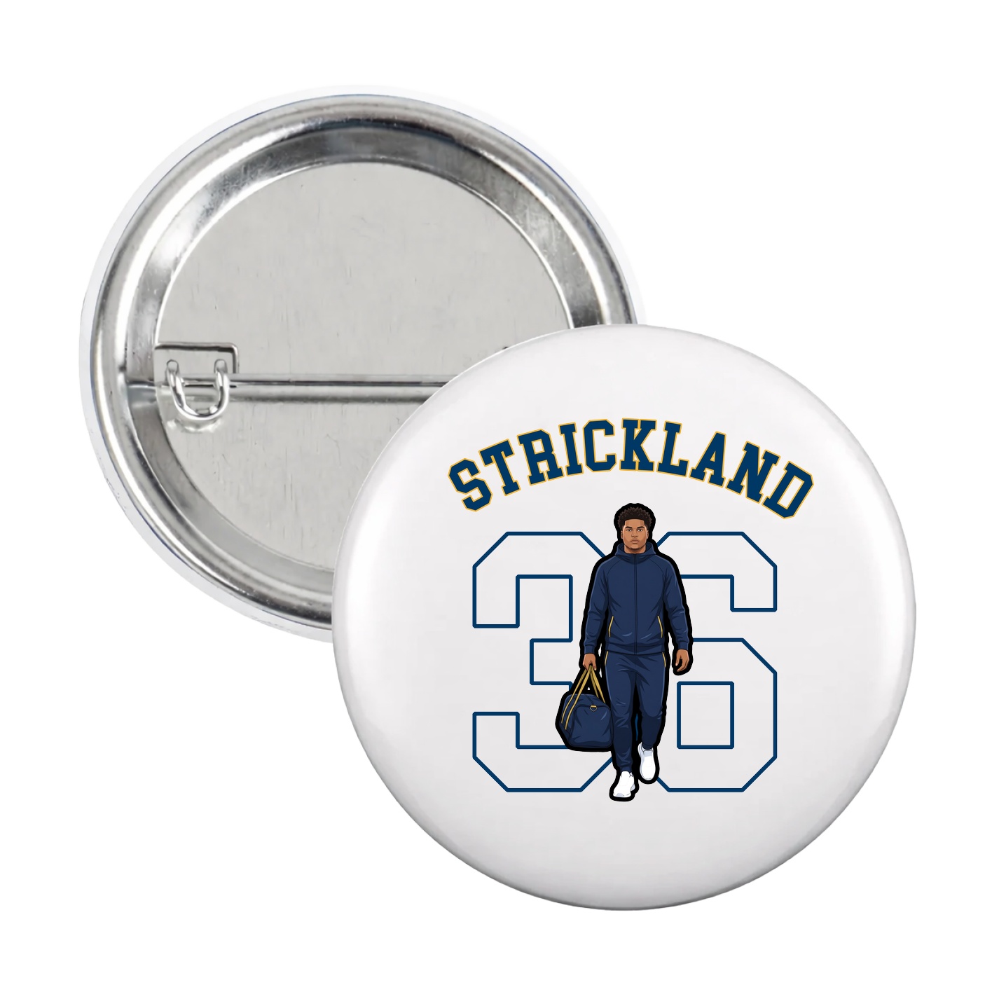 Game Day Button — Shirsey Arch in White