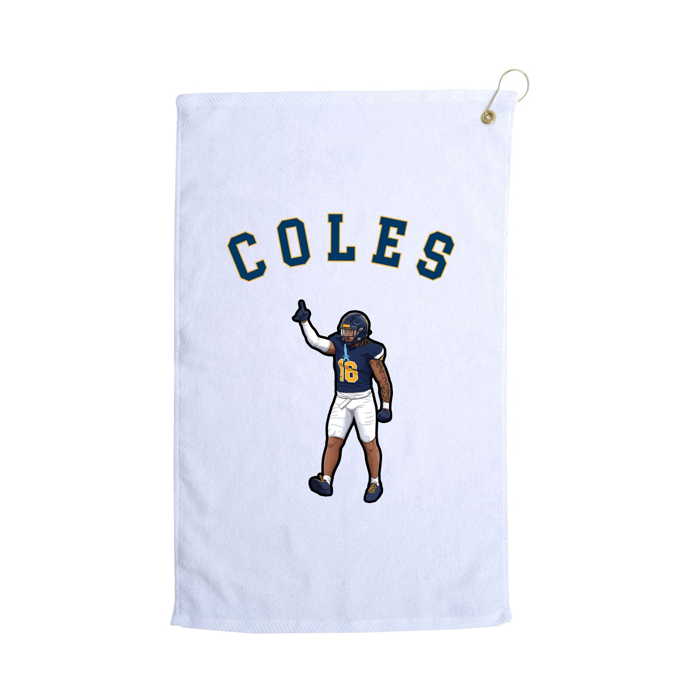 Golf Towel — Shirsey Arch in White