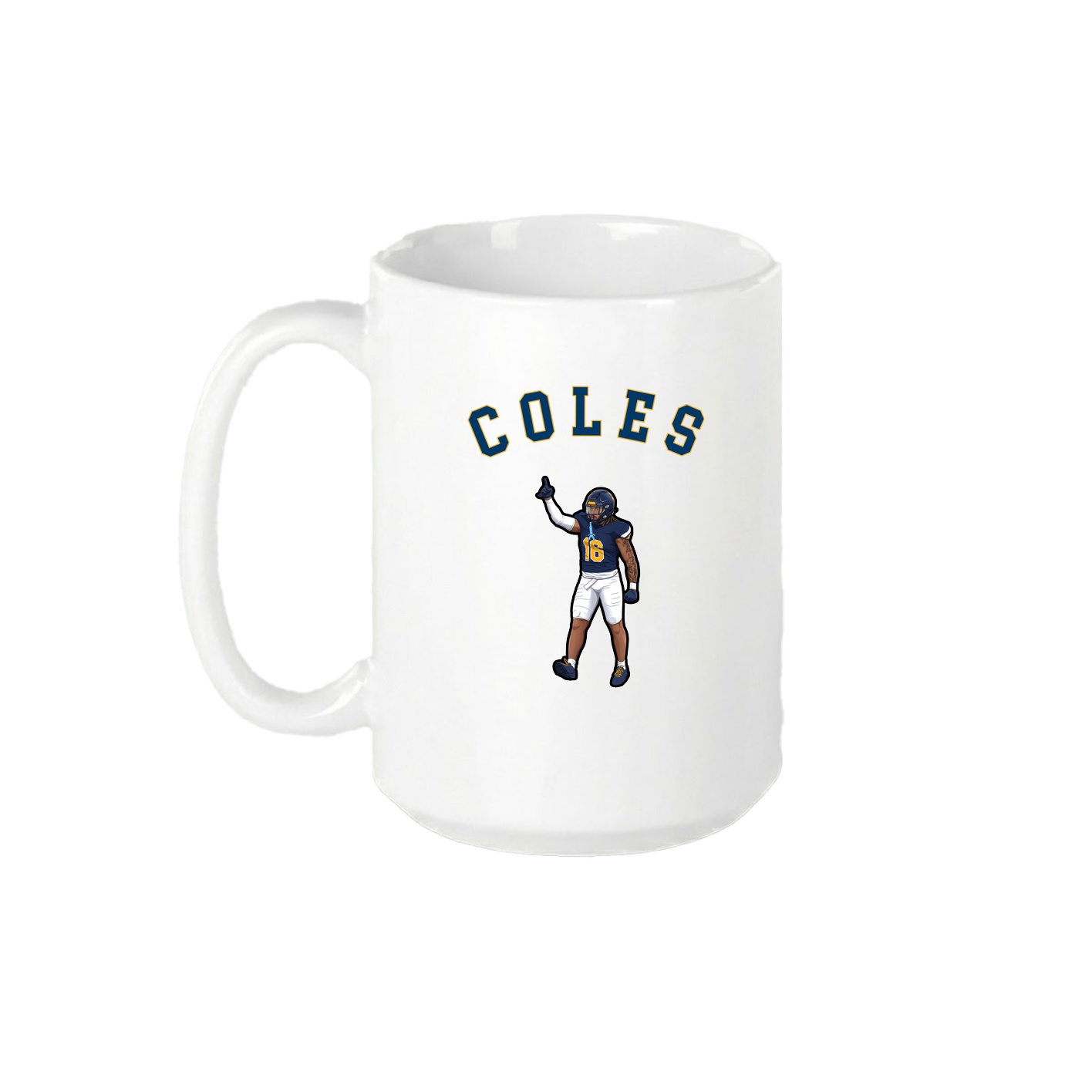 15oz Coffee Mug — Shirsey Arch in White
