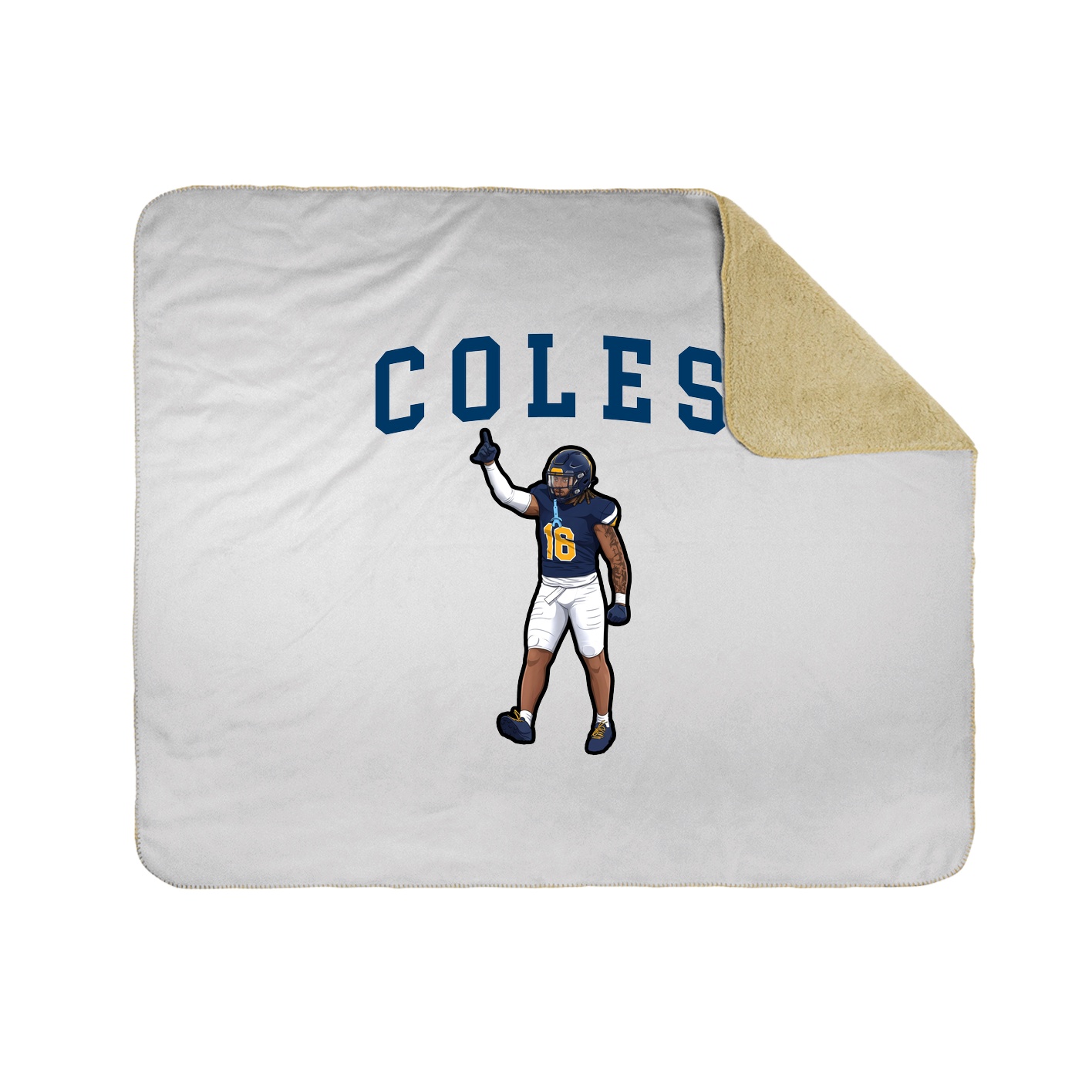 Throw Blanket — Shirsey in White