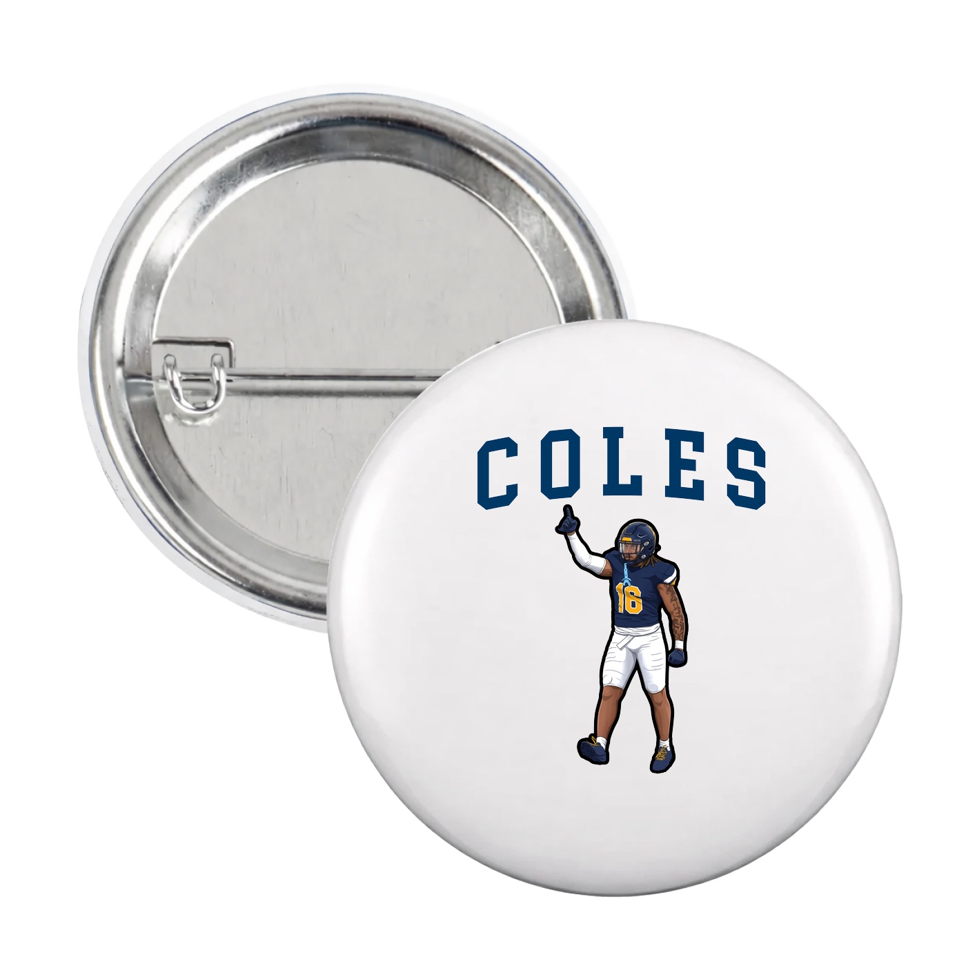 Game Day Button — Shirsey in White