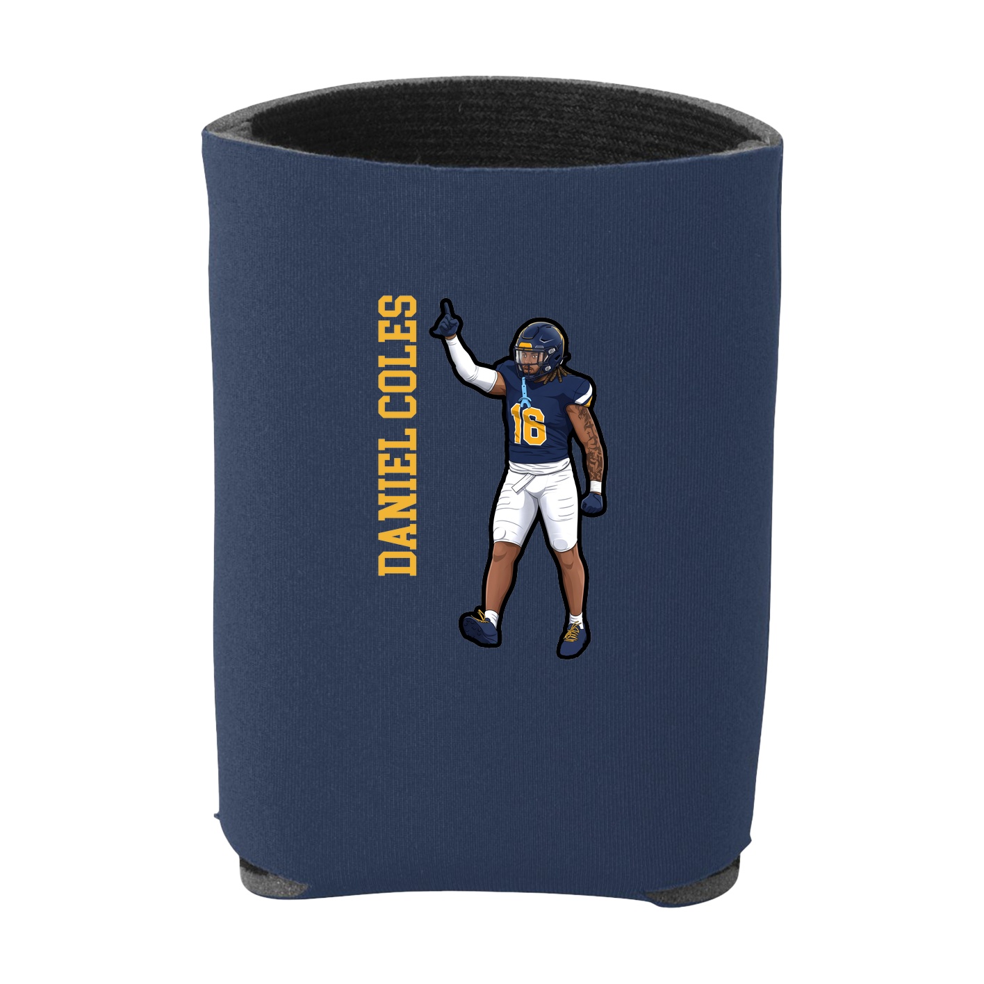 Can Holder — Name Vertical in Navy