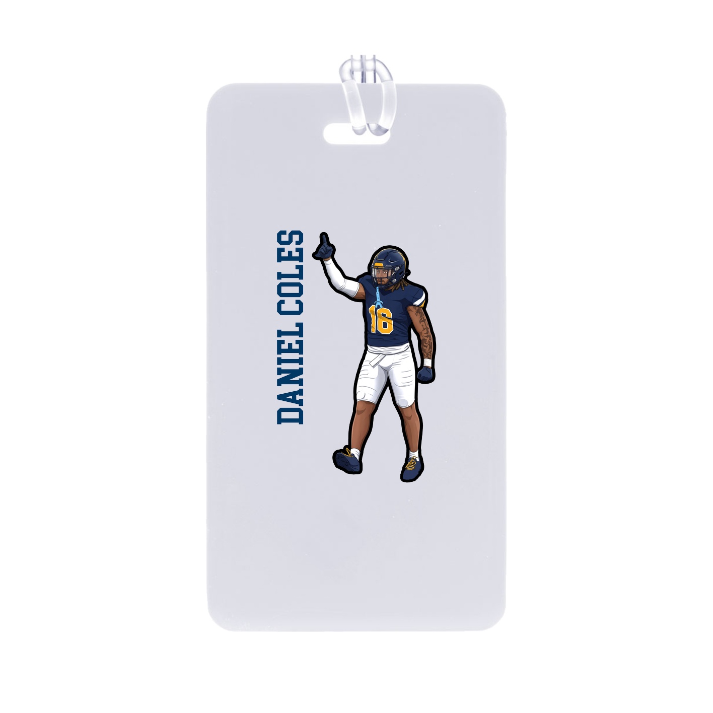 Bag Tag — Name Vertical in Classic