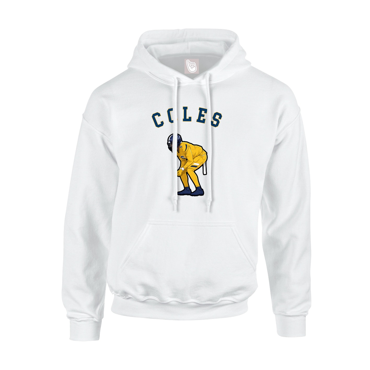 Hoodie — Shirsey Arch in White