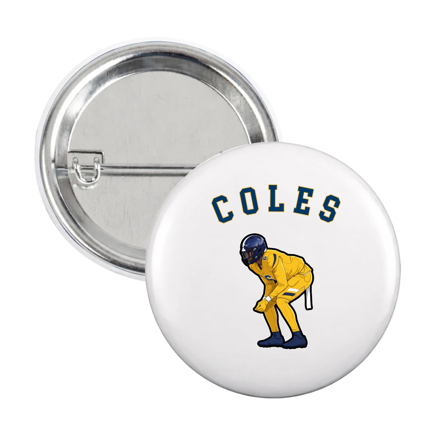 Game Day Button — Shirsey Arch in White