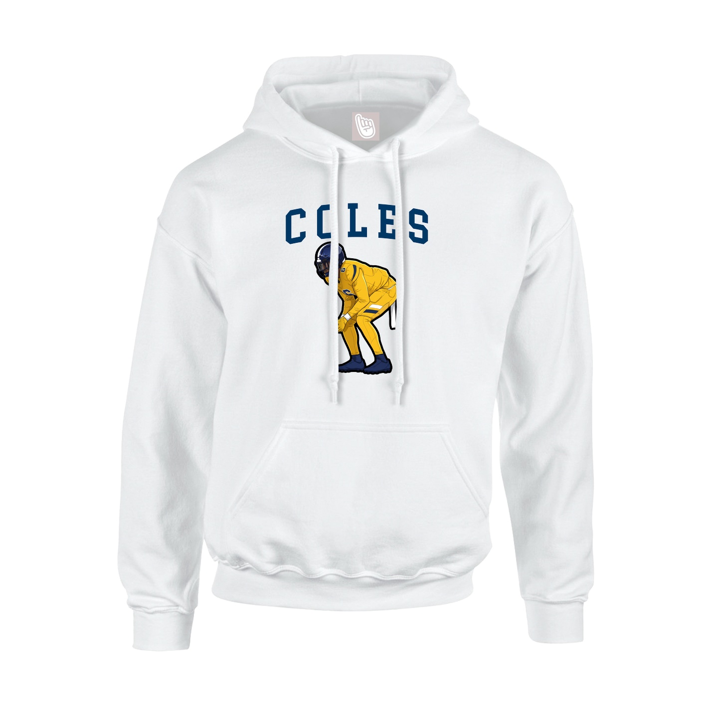Hoodie — Shirsey in White