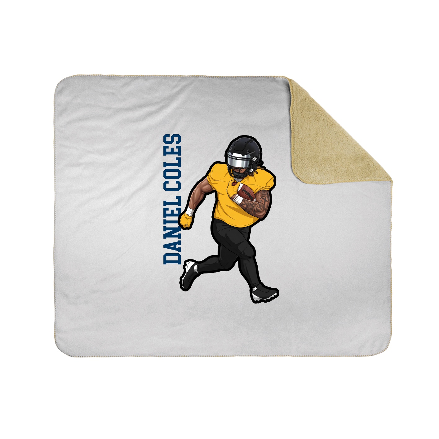 50x60 Sherpa Lined Throw Blanket