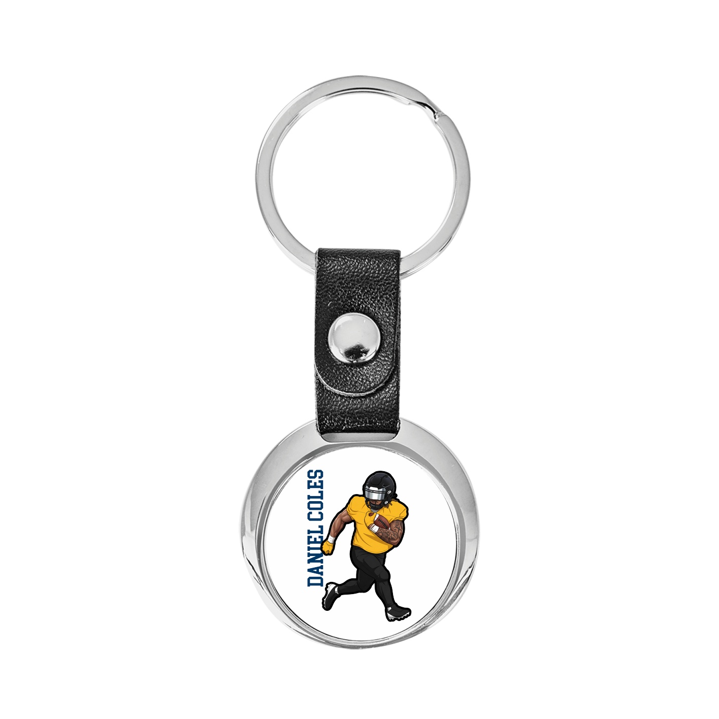 Key Chain — Name Vertical in Classic