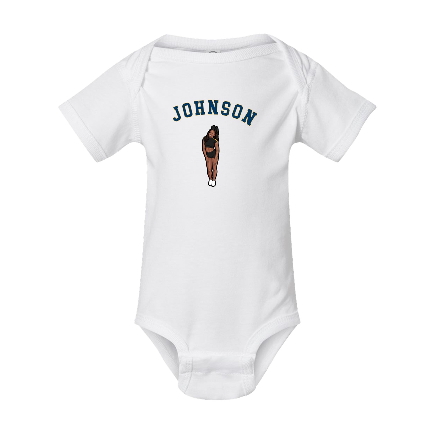 Baby Onesie — Shirsey Arch in White
