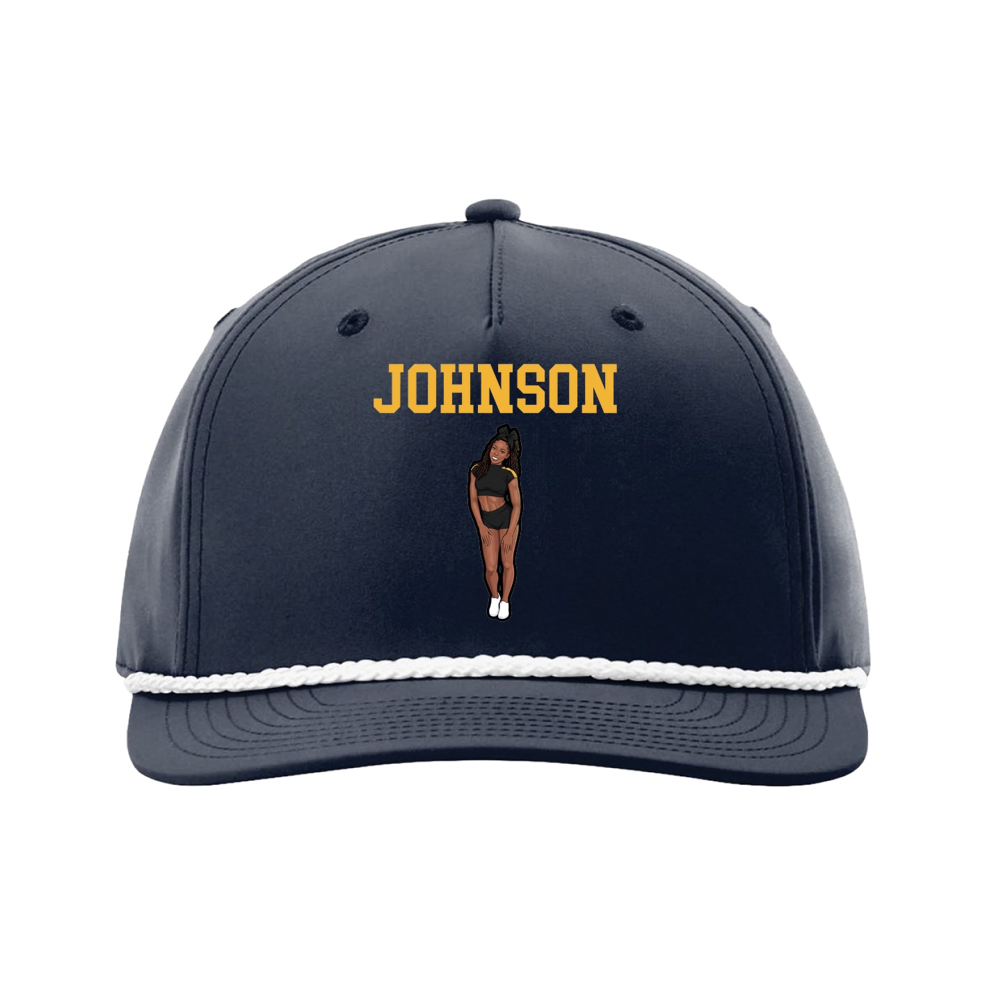 Five-Panel Classic Rope Cap — Shirsey in Navy