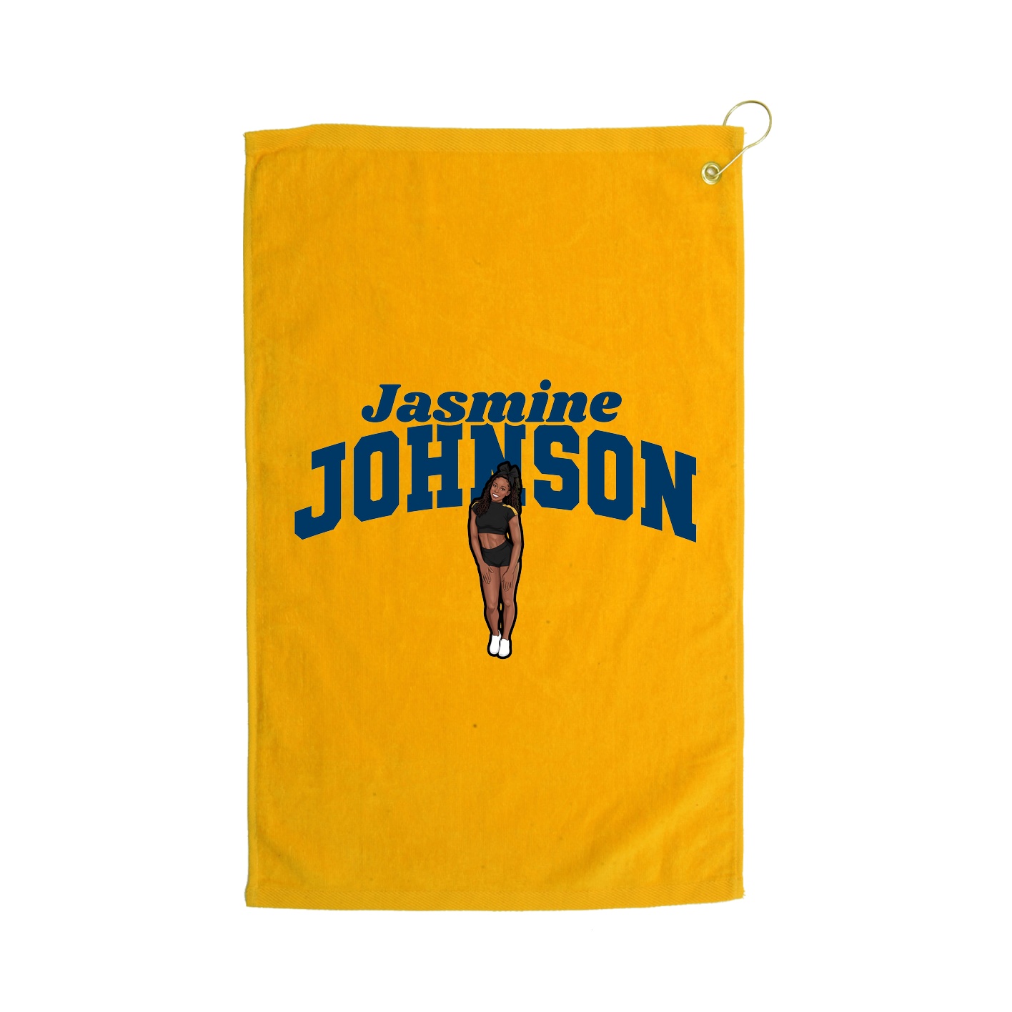 Golf Towel — Signature Arch in Gold