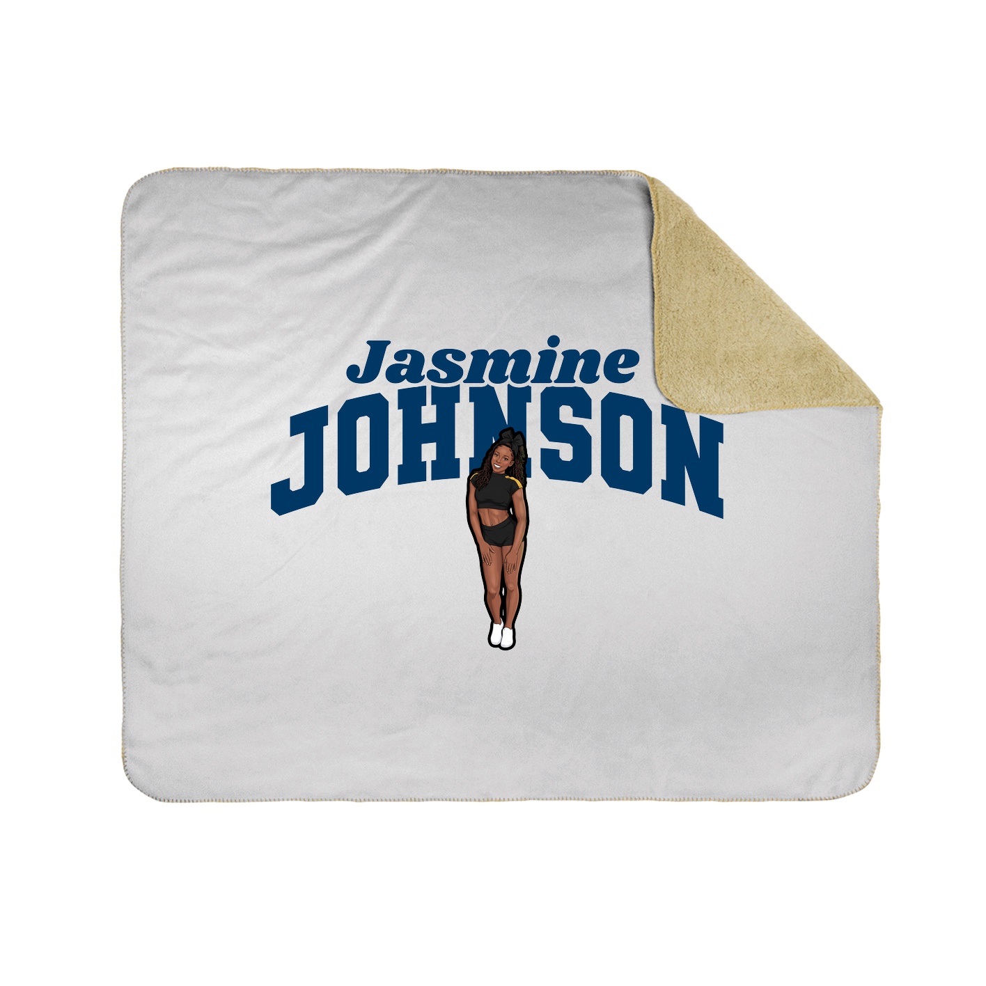 Throw Blanket — Signature Arch in White