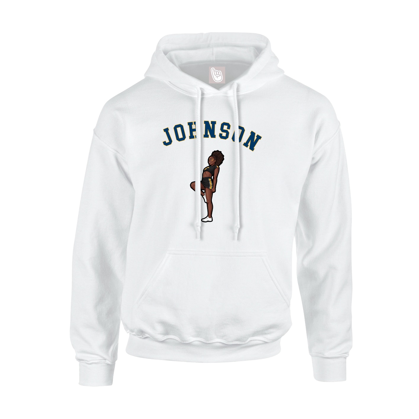 Youth Hoodie — Shirsey Arch in White