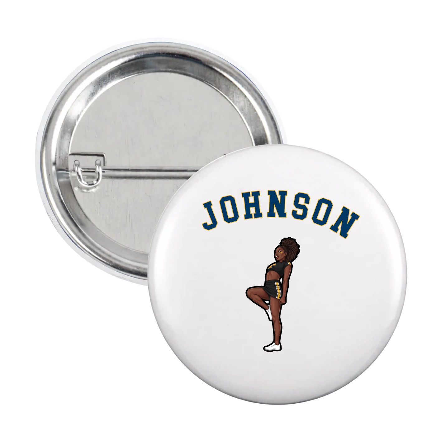 Game Day Button — Shirsey Arch in White