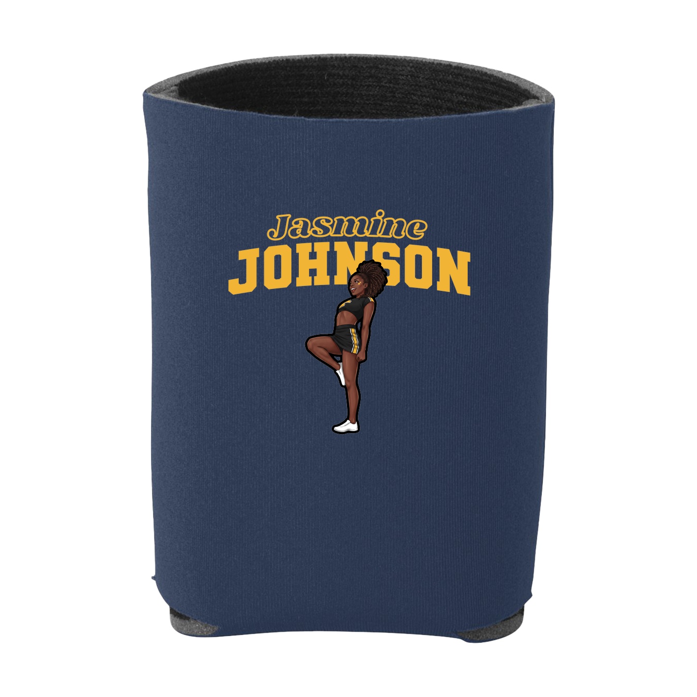 Can Holder — Name Arch in Navy